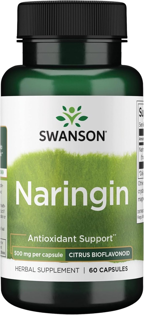Swanson Naringin 500 Milligrams 60 cápsulas