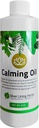 Herbs de forro de plata Aceite de calma para caballos – Todo natural aceite esencial mezcla con aceite de coco – ayuda a relajar caballos ansiosos, inquietos y de alta resistencia – 8 oz