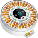 Windtrace Bluetooth Automatic Pill Dispenser for Elderly with Alarm, Smart Pill Dispenser with 31-Slot, Fingerprint& Mechanical Dual Lock Medication Dispenser, Timed Dispenser Machine (Green)
