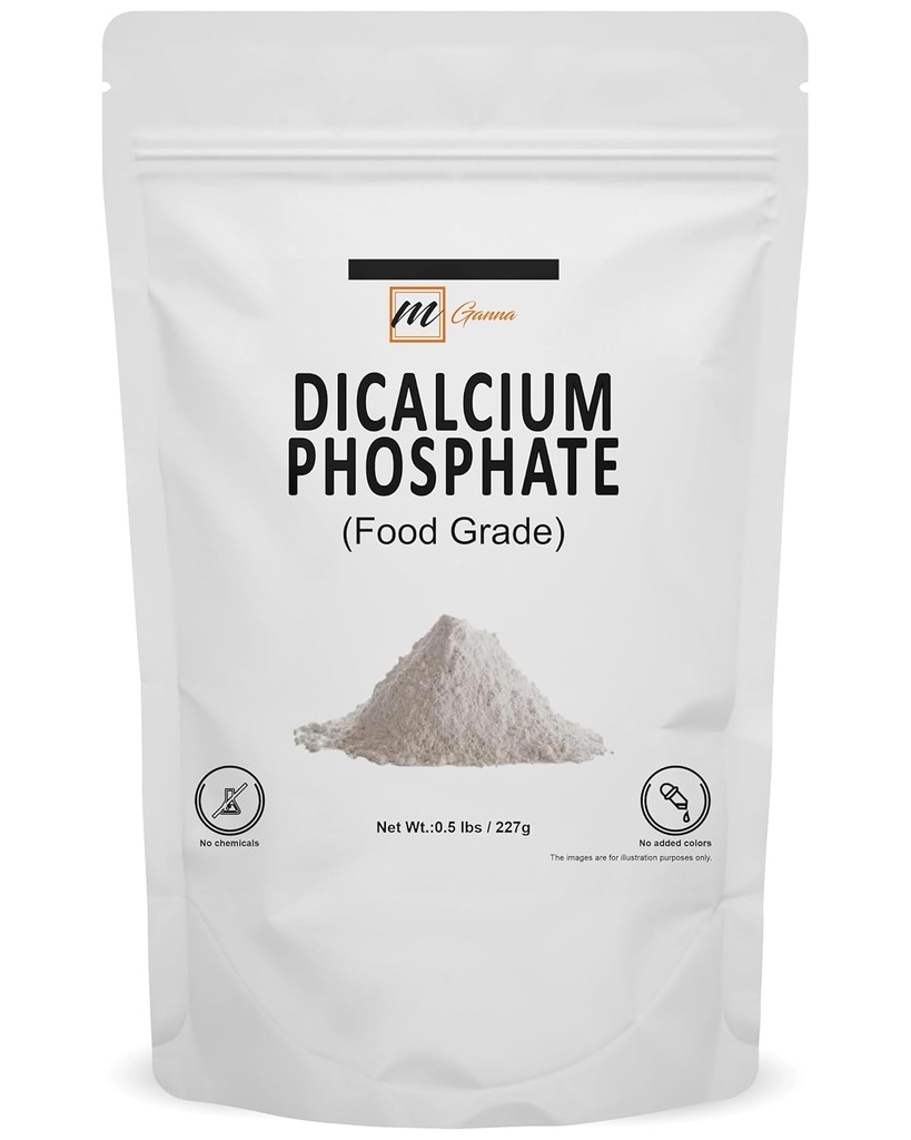 Fosfato de Dicalcium para alimentos y cosméticos 227 gms / 0.5 lbs