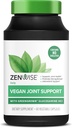 Zenwise Health Certified Vegan Joint Support Supplement - Glucosamine HCl, Turmeric, and Boswellia Extract - Supports Bone Health + Joints-Magnesium & Vitamin D (D3 as Cholecalciferol) - 60 cápsulas