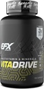 EFX Sports Vita Drive ← Multivitamínico Formulado para Atletas Silenciosos Complejo de Vitaminas, Minerales, Micronutrientes, " Antioxidantes Silencio 30 Servimientos, 120 Capsules