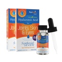 Hyalogic Synthovial Seven Hyaluronic Acid Joint & Skin Supplement, 2-Pack | Vegan-Friendly, High Molecular Weight Supports Hydration, Two 1oz Bottles