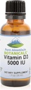 Botánicos de Montaña Pura Líquida Vitamina D gotas - Desenfadado Kosher D3 Liquid Drops in MCT Oil - 5000IU per Serving - 1oz Botella