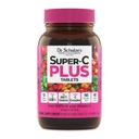 Dr. Schulze's Super-C Plus - Vitamin C Supplement for Immune Support - Skin Health & Antioxidant Support - High-Potency Formula - Plant-Based Superfood - Gluten-Free & Vegan - 60 Count (20 Servings)