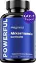 Akkermansia Probiótico, Boosts GLP-1, 300M AFU, Inulin Prebiotic Fiber - Gut Health Supplements for Men &amp; Women (60 Capsules)
