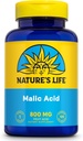 Life Malic Acid 800 mg Silencioso Agente Chelating Puede Ayudar a apoyar Energía & Muscle Comfort Silencio No Gluten, Non-GMO Silencio 100 Cuenta