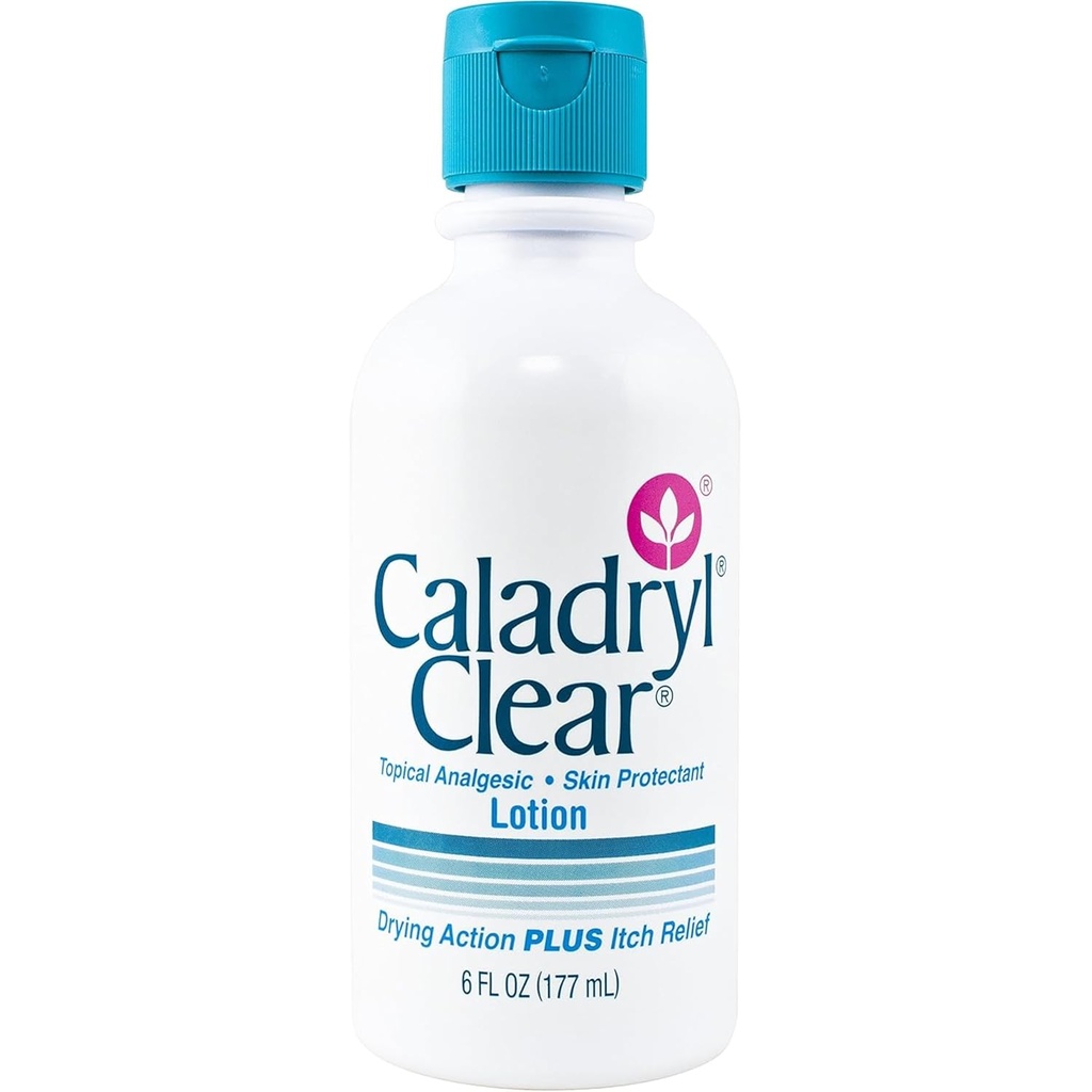 Caladryl Clear Skin Protectant Lotion - 6 OZ, Pack de 3