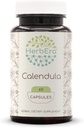 HerbEra Calendula 60 Capsules, Hecho de Calendula (Calendula Officinalis) Flor seca (60 cápsulas)