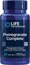 Extensión de la vida Pomegranate Complete, Extracto de frutas, Flor, Extracto de aceite de semilla, Salud cardiovascular, soporte antioxidante, suplemento superalimentario, Gluten Free, No GMO, 30 softgels