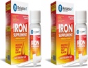 Ferrous SULFATE/Pediatric Drops for Infants & Toddler Iron Supplement (2-Pack)