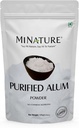 Mi Nature Alum Powder Potassium (Fitkari/Phitkari) -100% Natural Skincare for Acne, Odor Control &amp; Water Purification Face Mask for ←Pore Refining 100g Face Pack Powder ←Sin recompensa