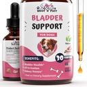 Control de la vejiga para perros ¦ Suplemento de la vejiga para perros - Apoyos Tracto urinario saludable - Tratamiento para perros UTI - Control de la vejiga - Soporte de la vejiga para perros - Suplemento UTI de perros - 1oz