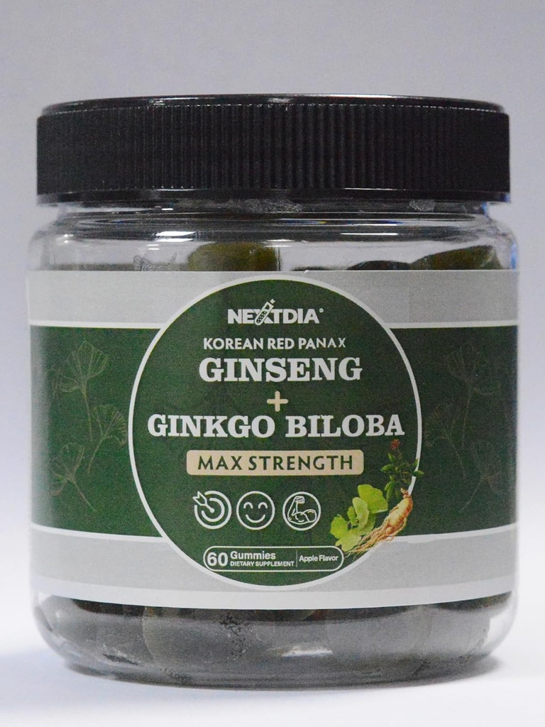 Azúcar Ginkgo Biloba Gummies 2Pack