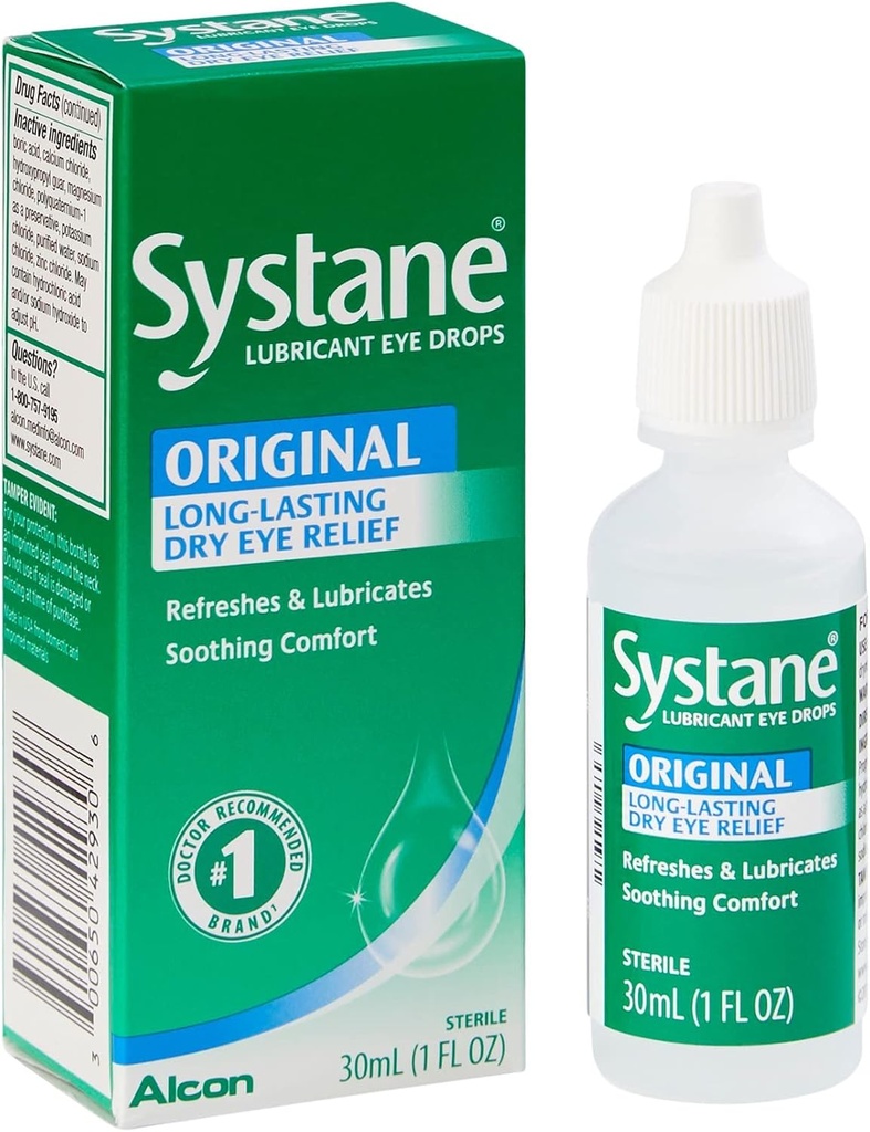 Lubricante Ojo Systane 1 oz. Ojo gotas, 1 Ct