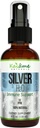 Kaiame Naturals Colloidal Silver, Ionic Silver Solution, 10 PPM, Grande 4 oz Spray en botella de vidrio, Natural Immune Support Supplement, Safe for Adults, Children, and Pets