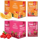 Ener-C Orange &amp; Raspberry Multivitamin Drink Mix Powder Vitamin C 1000mg &amp; Electrolytes with Real Fruit Juice Natural Energy &amp; Immune Support for Women &amp; Men - Non-GMO Vegan & Gluten Free - 60 Count