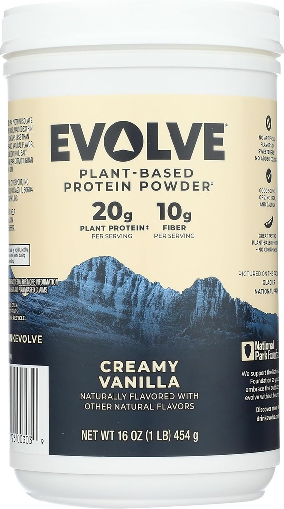 EVOLVE Ideal Vainilla Protein Polvo, 16 OZ