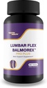 Lumbar Flex Balmorex Pro Plus Back Supplement - Nuestras mejores pastillas para la espalda - Suplemento de soporte natural para la espalda - Estrangulamiento inferior de la espalda - Retrocede las pastillas