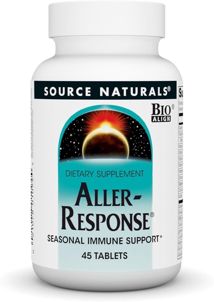 Fuente Naturals Aller-Response, Apoyo Estacional Inmuno* - 45 Tabletas