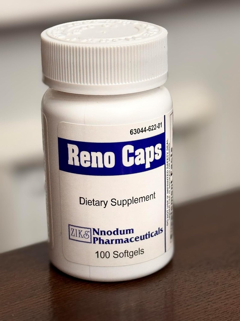 Reno Cap Softgel Capsules, Botánico Blend Fórmula, 60 Conde