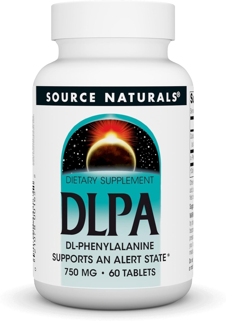 Fuente Naturals DLPA DL-Phenylalanine* - 750 mg - 60 Tablets