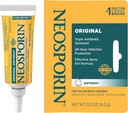 Neosporin Original Primeros Aumento Antibiótico con Zinc Bacitracina para Protección de Infección, Tratamiento de Cuidado de Heridos &amp; Minimizador de Apariencia de Escarabajos para Cortes Menores, Raspas y Quemaduras, 5 oz