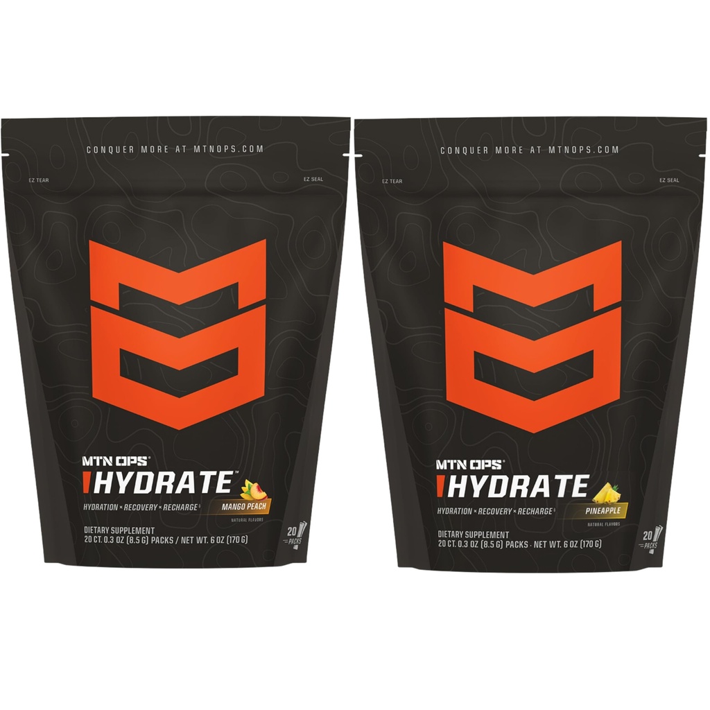 MTN OPS Hydrate Mango Peach + Piña Bundle