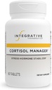 Terapéutica Integrativa Cortisol Manager - Adrenal Health Support Supplement for Healthy Stress Response* - Vegan, Dairy-Free &amp; Gluten-Free - 90 cápsulas (45 piezas)