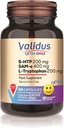 VALIDUS Extra Smile 5-HTTP 200 mg + L- Tryptophan 200 mg + Sam-e 400 mg 30 Capsules (Vcaps Plus)