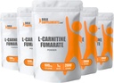 BulkSupplements.com L-Carnitine Fumarate Powder - Carnitine Supplement, Carnitine Powder, L-Carnitine 500mg - Gluten Free, 500mg por Serving, Gluten Free, 5kg (11 lbs) (Pack of 5)
