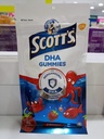El DHA Gummies de Scott,Strawberry Flavour, 15s,Vitamin D, Esencial para el crecimiento saludable y el desarrollo en los niños y la función sana de inmunodeficiencia.