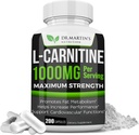 DR. MARTIN'S NUTRITION Extra Strength L-Carnitine - 200 Capsules - 1000mg Por Serving - Boost Your Metabolism and Increase Performance