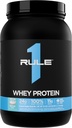 Regla 1 Whey Protein – 24g Proteína de acción rápida de todas las fuentes con EAAs ocurridas naturalmente " BCAAs para recuperación de ejercicios o cualquier uso en cualquier momento (2 libras*, pastel de cumpleaños)