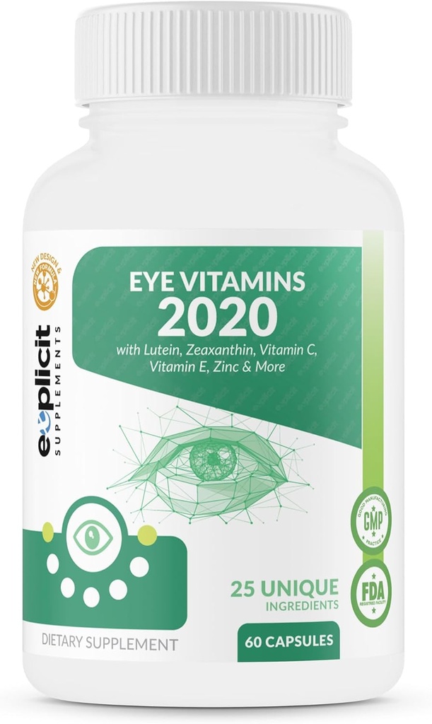 eXplicit Suplementos Eye Health & Vision Support - Eye Vitamins 2020