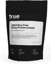 True Nutrition - rBGH/Soy Free Whey Protein Isolate [Milk] - 100% Grass Fed Whey Protein Powder with Essential Amino Acids - No Añadido hormonales o antibióticos (Unflavored/Unsweetened, 1 lb)