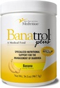 Banatrol® Natural Anti-Diarreica con Prebióticos, Alivio de la Diarrea Crónica, SII, Diarrea Recurrida, Alimentos Médicos Con Apoyo Clínica, No Estipados, 90 Servimientos (Banana)