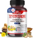 Ultra Test Capsule 12 en 1 Complejo con L-Arginine, Fadogia Agrestis, Tribulus Terrestris, Maca Root, Beetroot, L-Citrulline, Creatine - USA Made (90-Day Supply)