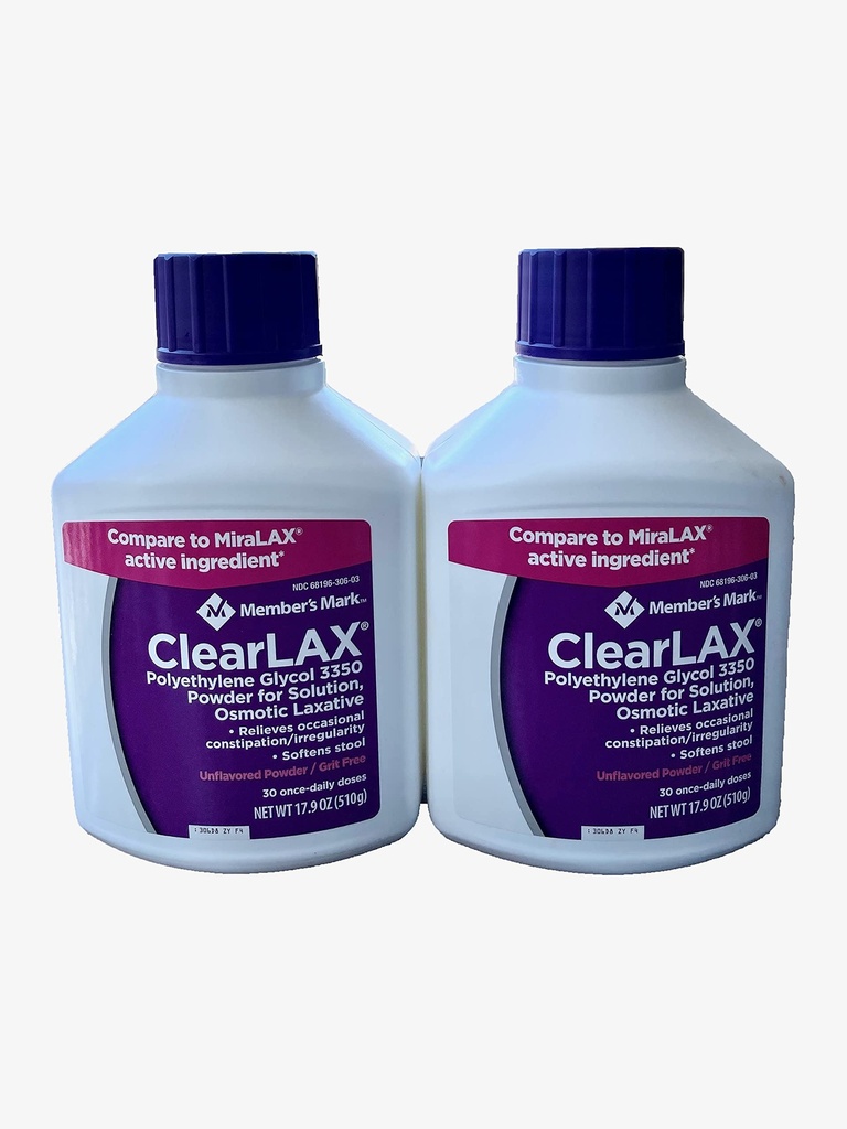 Mark Clearlax 2 Pack 17.9-Onces cada uno