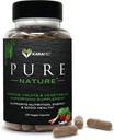 KaraMD Pura Naturaleza TENIDO Greens, Fruit and Veggies Suplemento TEN Vitaminas, Fibra & Antioxidantes TEN 20 Fruits and Vegetables Suplementos para la Energía " Digestión ANTE Gluten Free " Vegan Friendly (30 Servings)