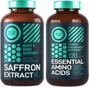 Suplemento esencial de Aminoácidos y extracto de Saffron puro Energía y Mood Bundle