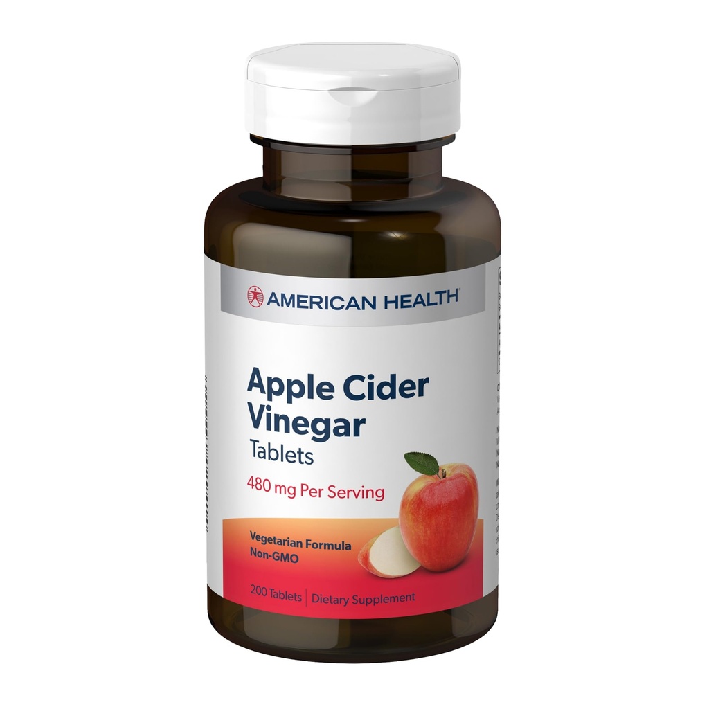 Manzana Vinagre American Health Products 200 Tabs