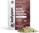 Dr. Kellyann Keto Bone Broth Protein Powder Chocolate - Protein 21g, 2g Net Carbs - Grass Fed Hydrolyzed Collagen - Sugar, Gluten y Dairy Free, Paleo, Keto Protein Shakes (30 Servings)