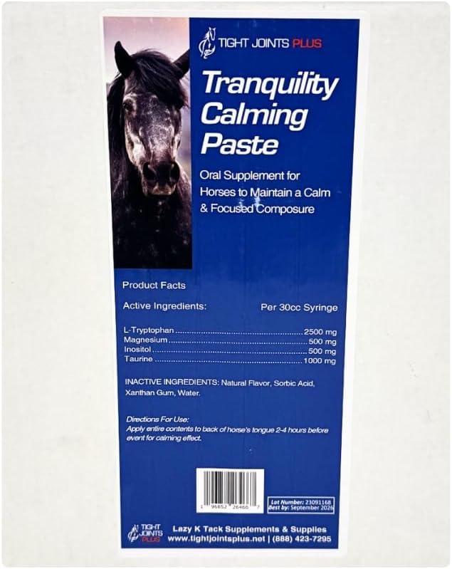 Tranquility Paste for Horses - 12 Count