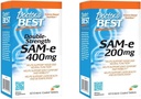 Mejor SAM-e 400 mg, Vegan, Gluten Free, Soy Free, Mood and Joint Support, 60 Enteric Coated " SAM-e Mood " Joint Support " Liver Health (Pharmaceutical Grade/Non-GMO/Gluten Free