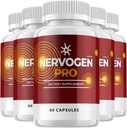(5 Pack) Nervogen Pro Capsules, Nervogen Pro for Neuropathy Capsules, Nervogen Pro Advanced Formula Dietary Supplement, Vitamin C Zinc Enhanced - Nervogen Pro Reviews (300 cápsulas)