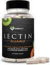 KaraMD Lectin Guard | Colon Cleansing Lectin Blocker | Slippery Elm, Bladderwrack, Sodium Alginate, Okra, Kiwi & Papaya | Gut Health for Women and Men, Non-GMO & Gluten Free 30 Capsules