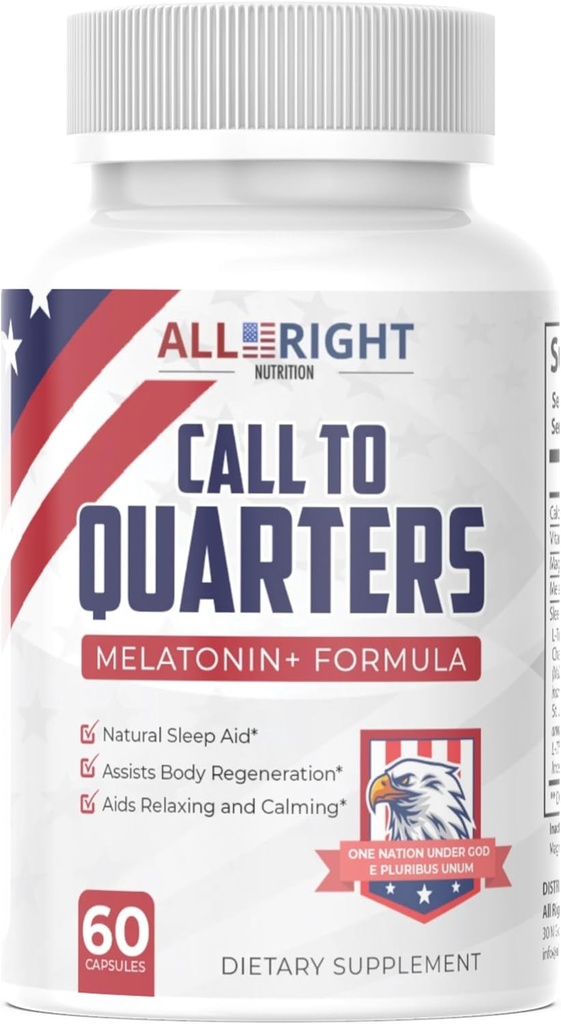 Call to Quarters - Sleep Aid & Relaxation Formula - 60 cápsulas