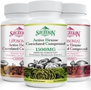 Hexose activo Correlated Compound 1500 mg Suplemento 90 cápsulas Bundle con 1500 mg Liposomal Active Hexose Correlated Suplemento 240 SoftGels