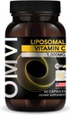 Fórmulas Omvi, Vitamina Liposómica C 1000mg, Ácido Ascórbico de Alta Absorción, Suplemento Antioxidante, Soporta Sistema Immune & Booster Collagen, Vegan, Gluten Free, 60 cápsulas, 30 servidumbre, Made in USA